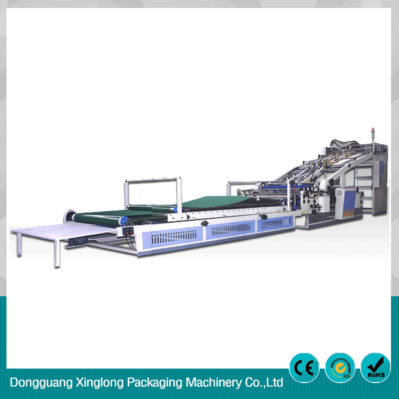 Fine design carton machine automatic used flute laminating machine