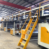 7 ply corrugated cardboard production line / carton box making machine