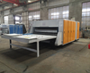 Semi-automatic paperboard box flexo 2color print slotting making machine