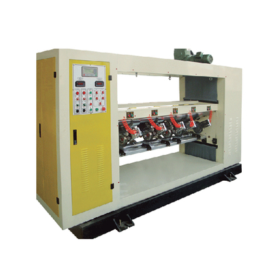 Online lifting type thin blade slitter scorer machine PLC corrugated cardboard production line