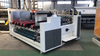 servo double-pieces box folding glue machine