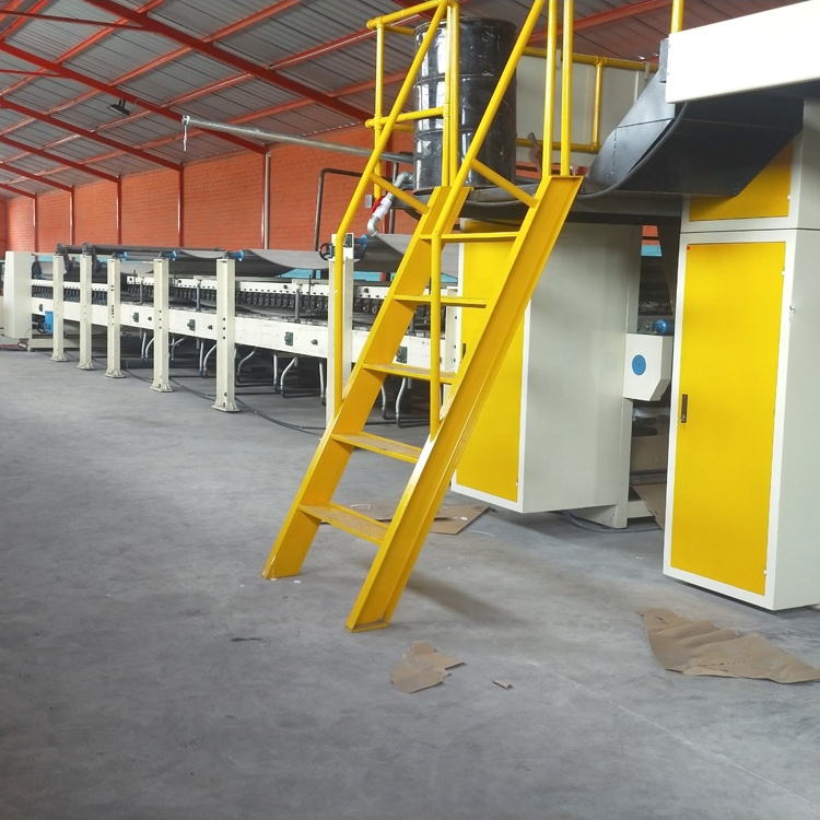 High productivity 5 layer 120 speed corrugated cardboard making machinery