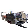 Automatic corrugated paperboard carton box flexo slotter printing making machine