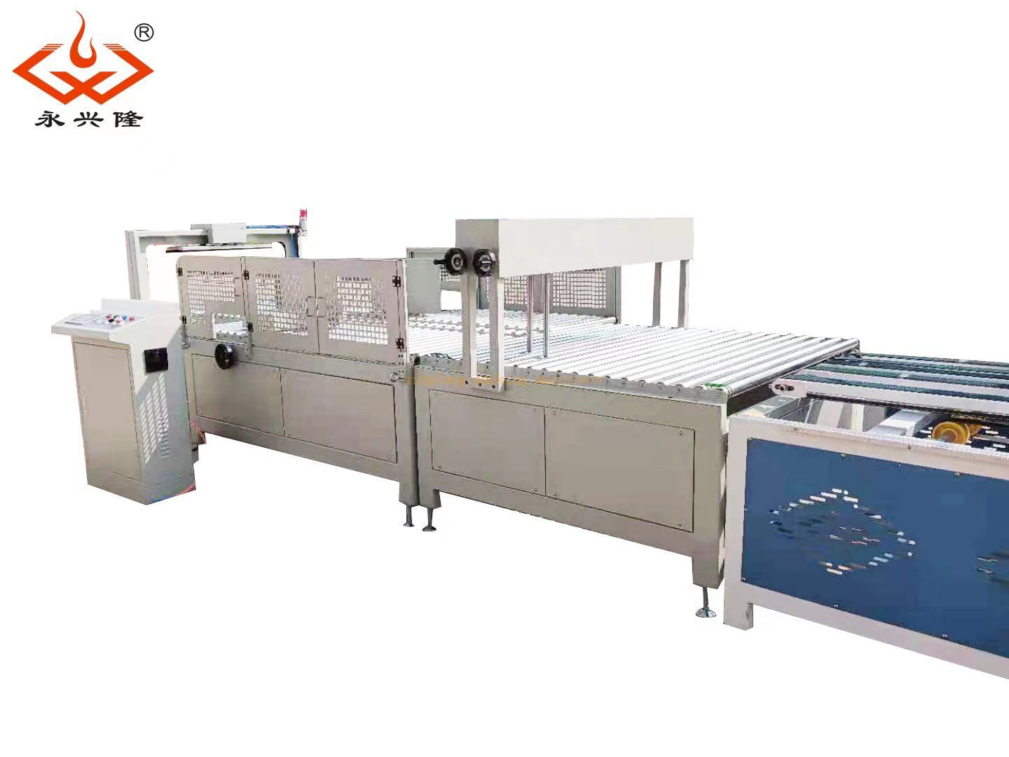 AFG Series Automatic folder gluer machine with Automatic PP strapping machine