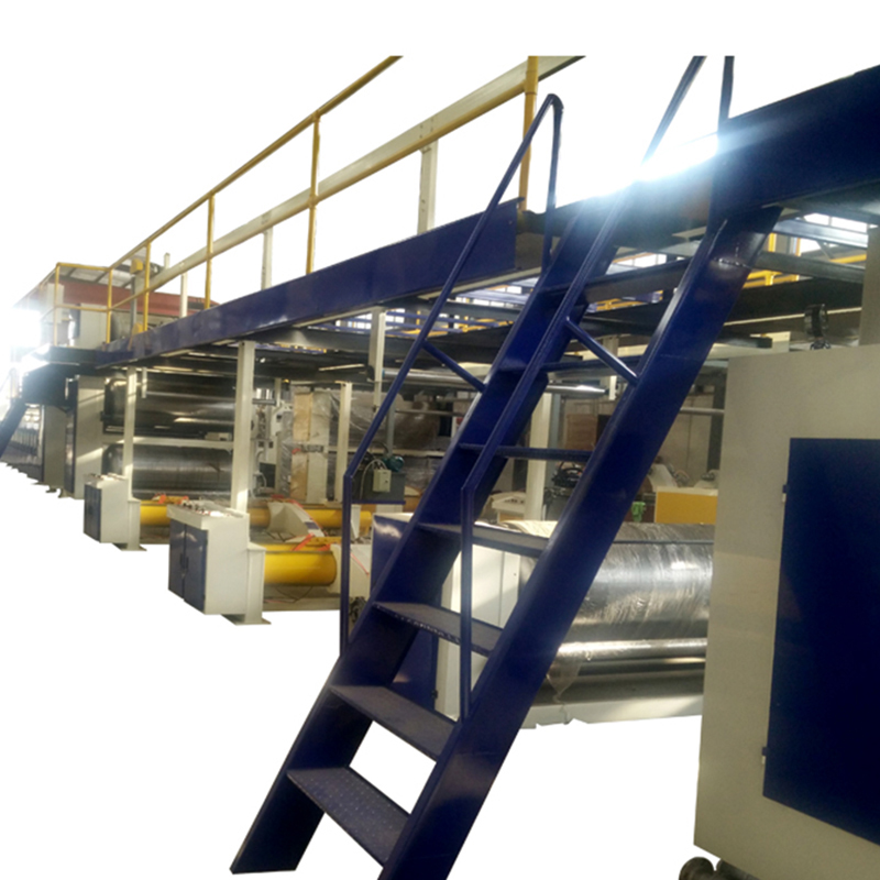 5 ply fully automatic box corrugated cardboard making machine price