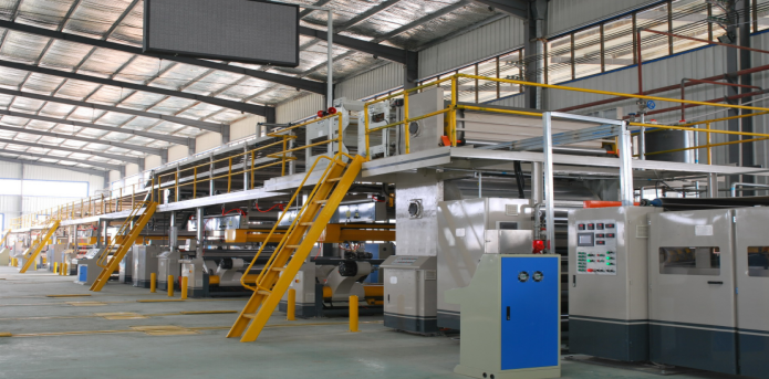 WJ150-3/5ply Corrugated cardboard production line