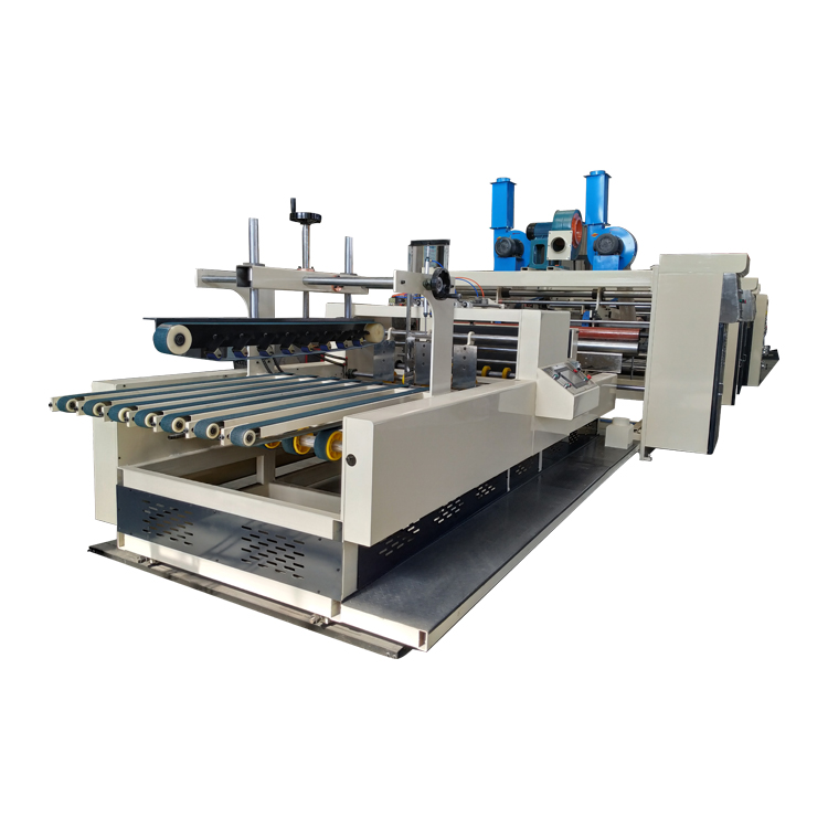 full automatic Flexo Printing die cutting Folder Gluing Strapping in line/carton printer die-cuter gluer strapper linkage line