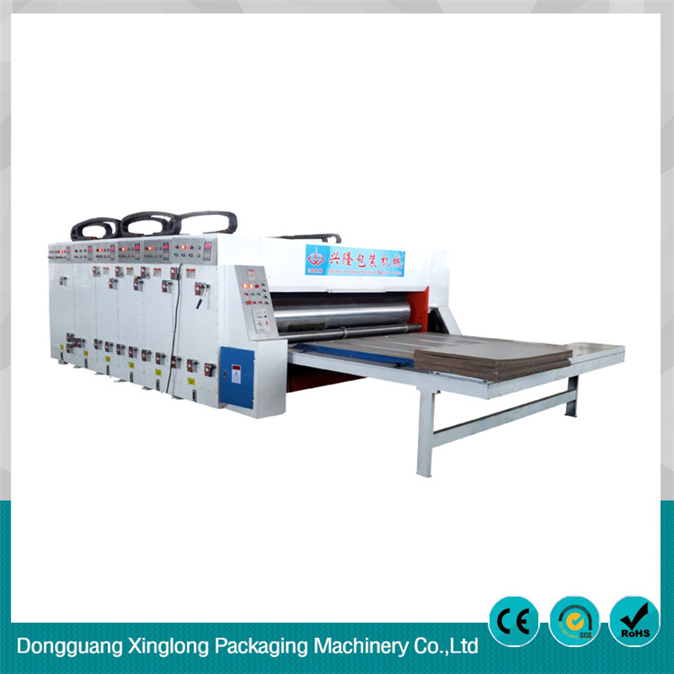 China corrugated board flexo ink print slot machine made in dongguang