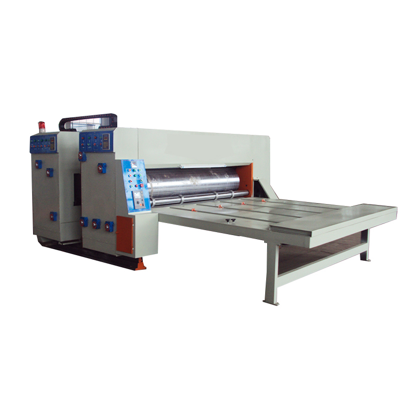 High Quality Chain Feeding Semi Automatic Corrugated Cardboard Box Adjustable Flexo Printing Die Cutting