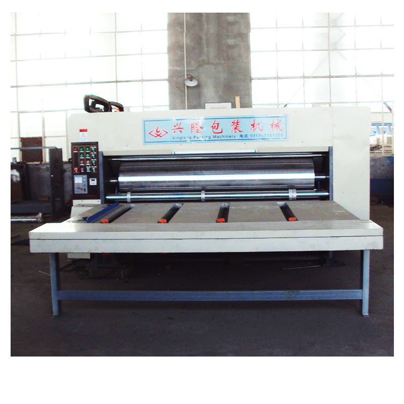 New technology ink semi automatic flexo printing slotting and die cutting machine