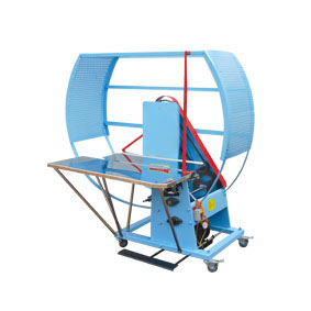 PE bundle automatic electric Semi Box Pallet Auto Tying Strapping Machine price