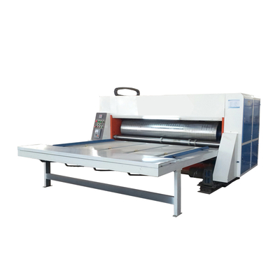 chain feeding corrugated carton cardboard paper printing slotting die-cutting machine