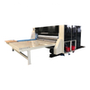Fine design semi automatic graphic printing machine with slotting die cutting