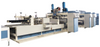 Printing slotting die cutting folder gluer strapping in line for Corrugated carton producton line