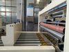 Full Automatic Printing Gluing Strapping Linkage Line Carton Box Making Machinery