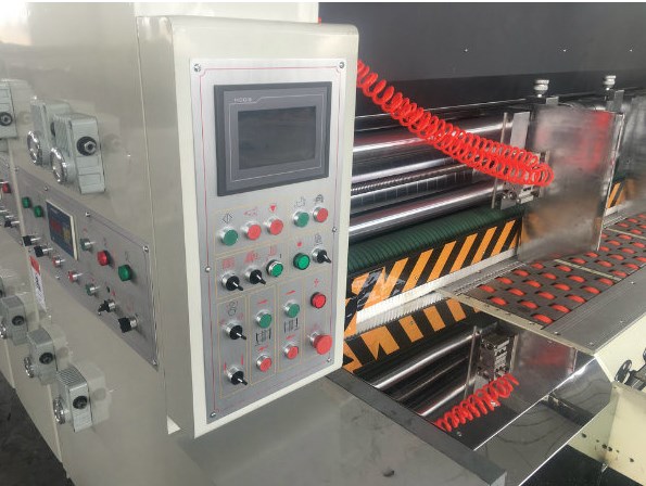 Low cost automatic printing slotting die cutting machine