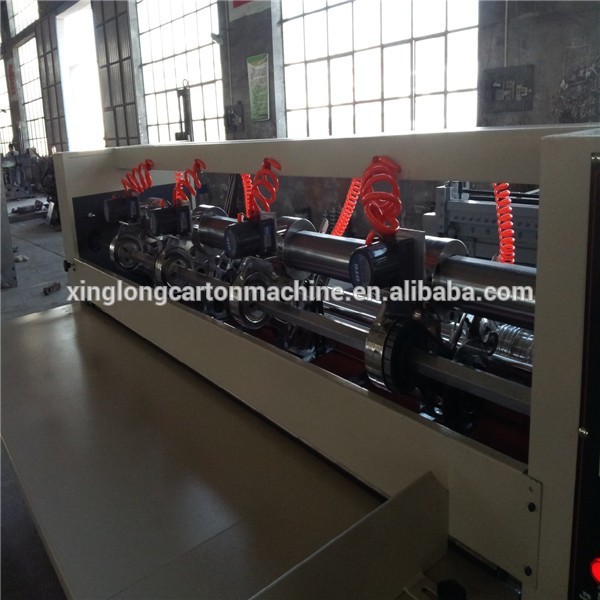 Corrugated box production line machine thin blade slitter scorer