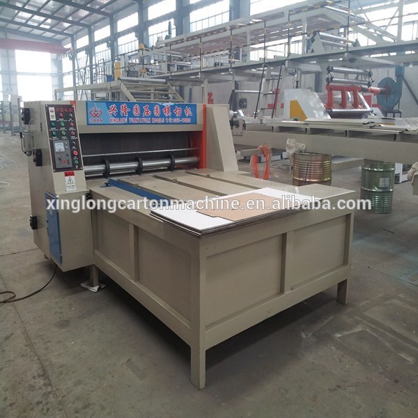 Semi-auto low cost cost die cutting machine carton making machine prices