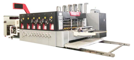 Middle speed Printing slotting die cutting folding gluing machines