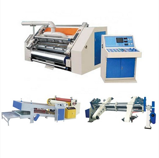 DW Single facer 2 ply corrugated cardboard paperboard paper machine for carton box