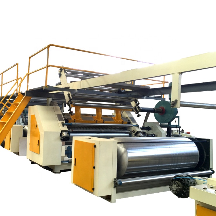middle speed 3 ply corrugated cardboard production line corrugator machine